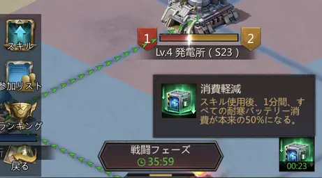 チームスキル実行